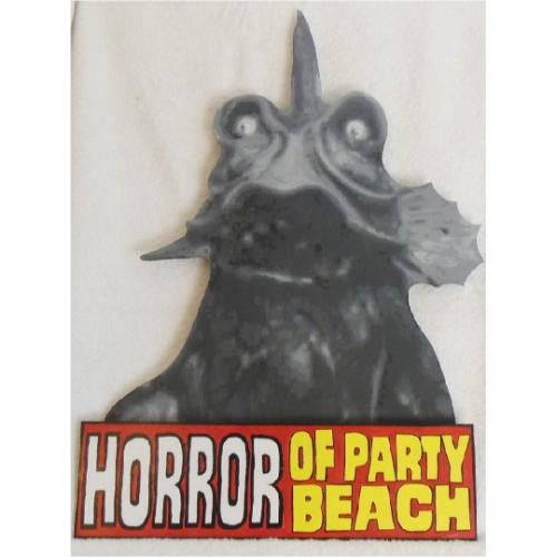 Horror of Party Beach~ Classic Hand Painted Hand Made Wall Art signed by Bill Schuler Free Shipping
