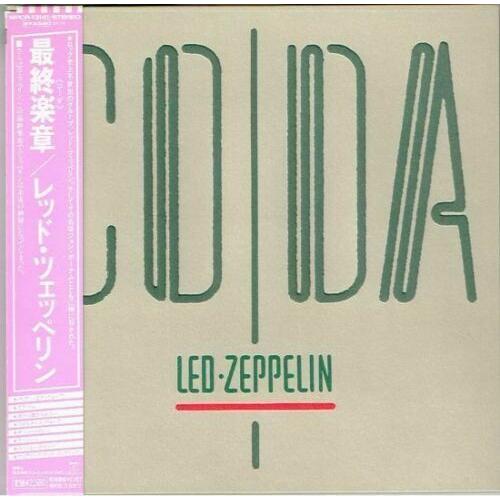 Led Zeppelin Coda Japan Limited Mini-LP SHM-CD Paper Sleeve w/OBI