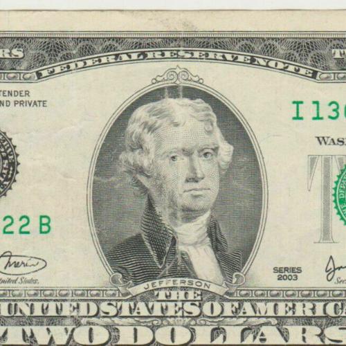 2009  x3 ✯Lightly Circulated Two Dollar Bill $2 Note Non Consecutive Lot Fancy